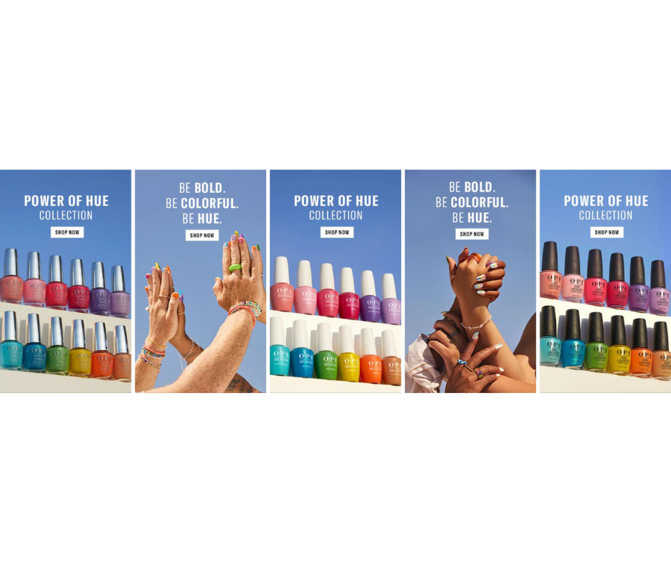 OPI Power of Hue Summer 2022 collection at Angelina Nail Supply New York