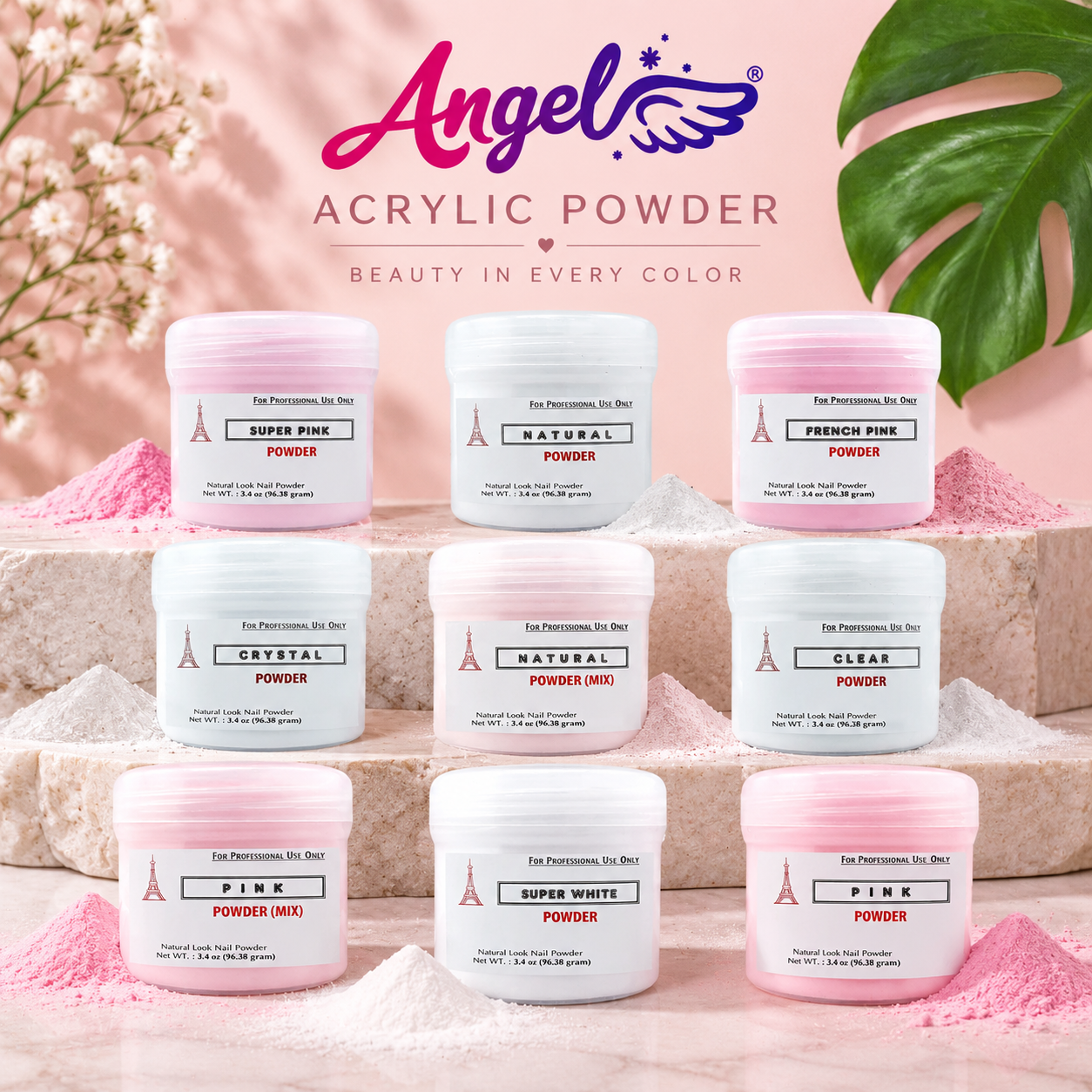 Amy Acrylic Powder - Angelina Nail Supply NYC