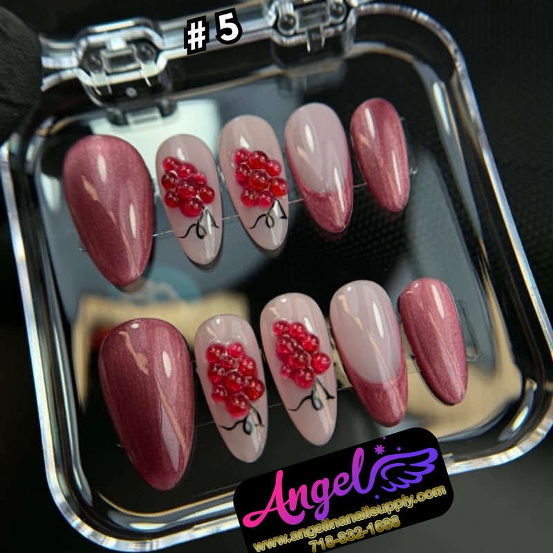 Angelina Handmade Custom Press-On #0001-#0029