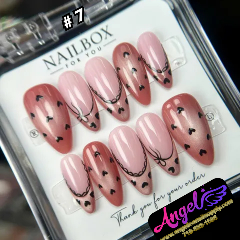 Angelina Handmade Custom Press-On #0001-#0029