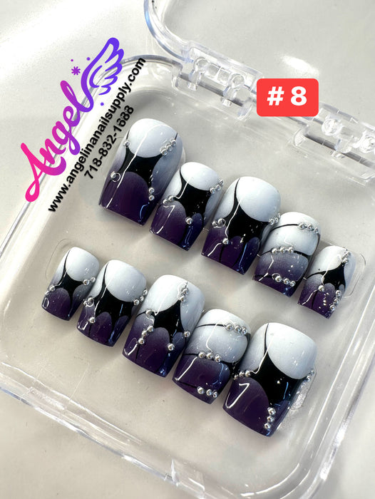 Angelina Handmade Custom Press-On | #001-#029