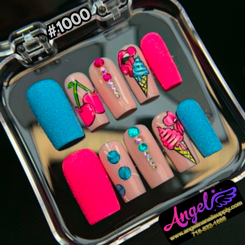 Angelina Handmade Custom Press-On #1000