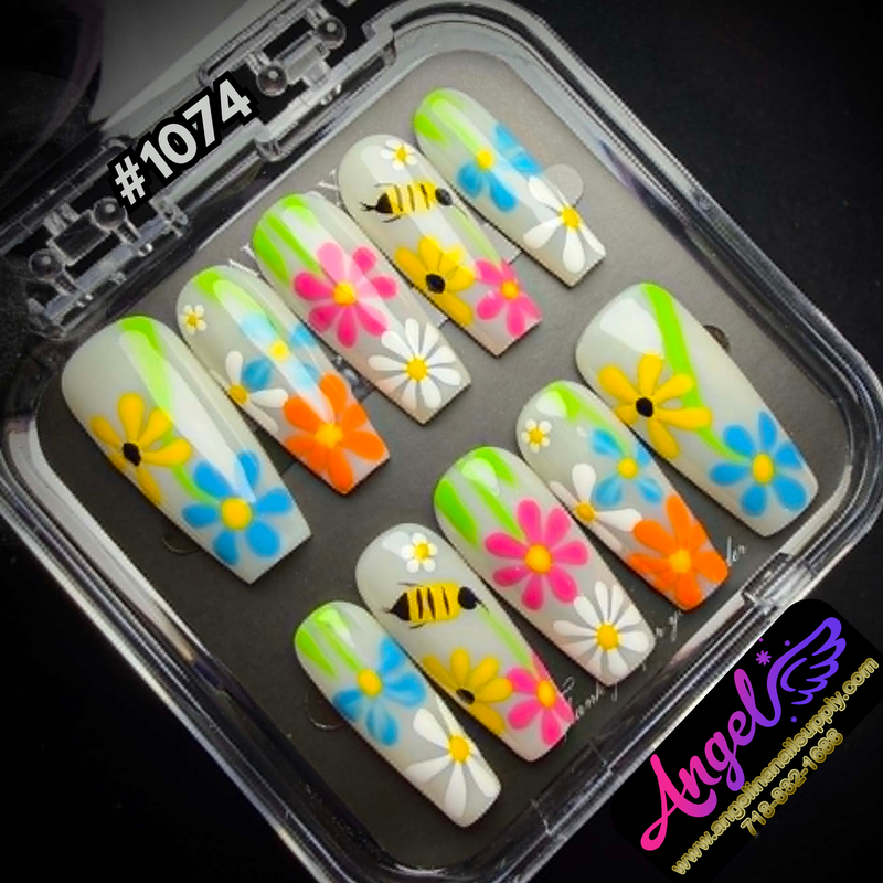 Angelina Handmade Custom Press-On #1074
