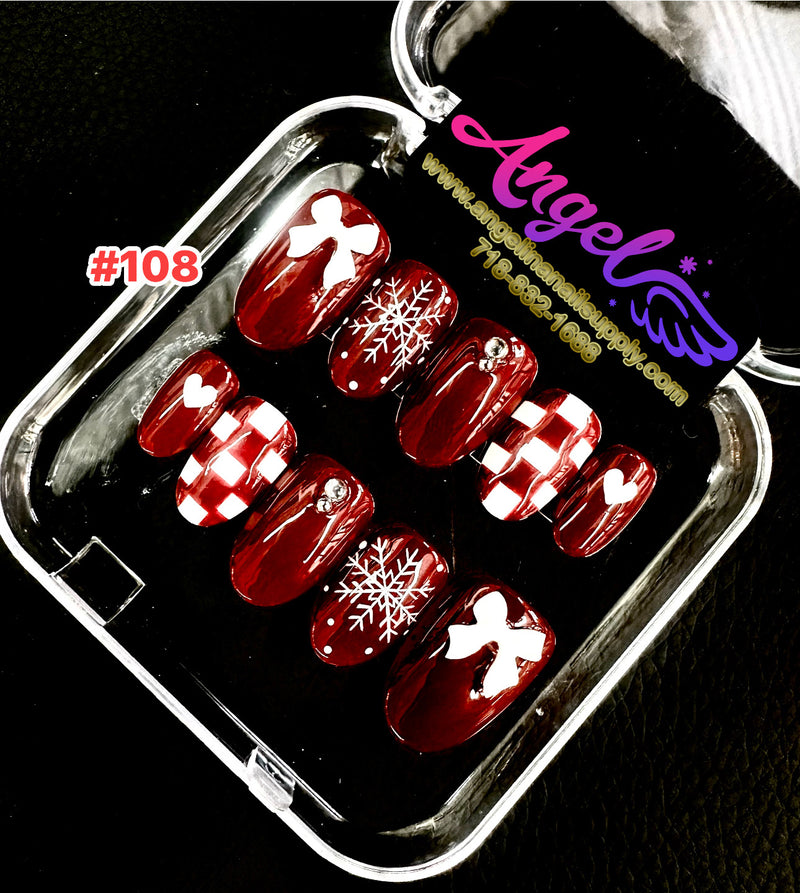 Angelina Handmade Custom Press-On | #090-#119