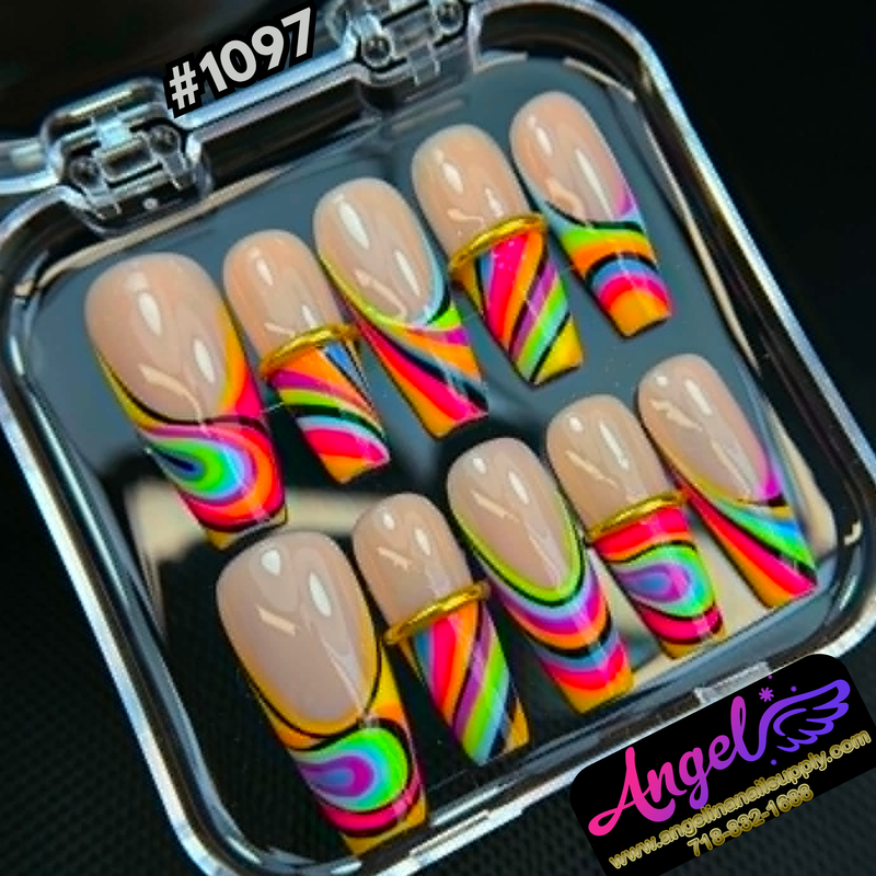 Angelina Handmade Custom Press-On #1097