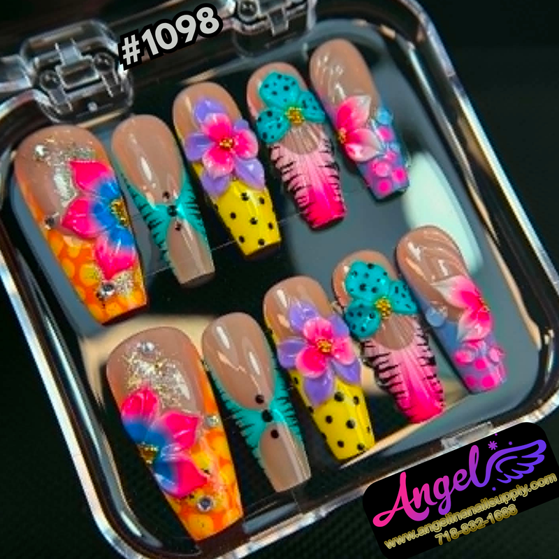 Angelina Handmade Custom Press-On #1098