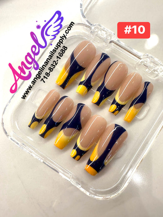 Angelina Handmade Custom Press-On | #001-#029