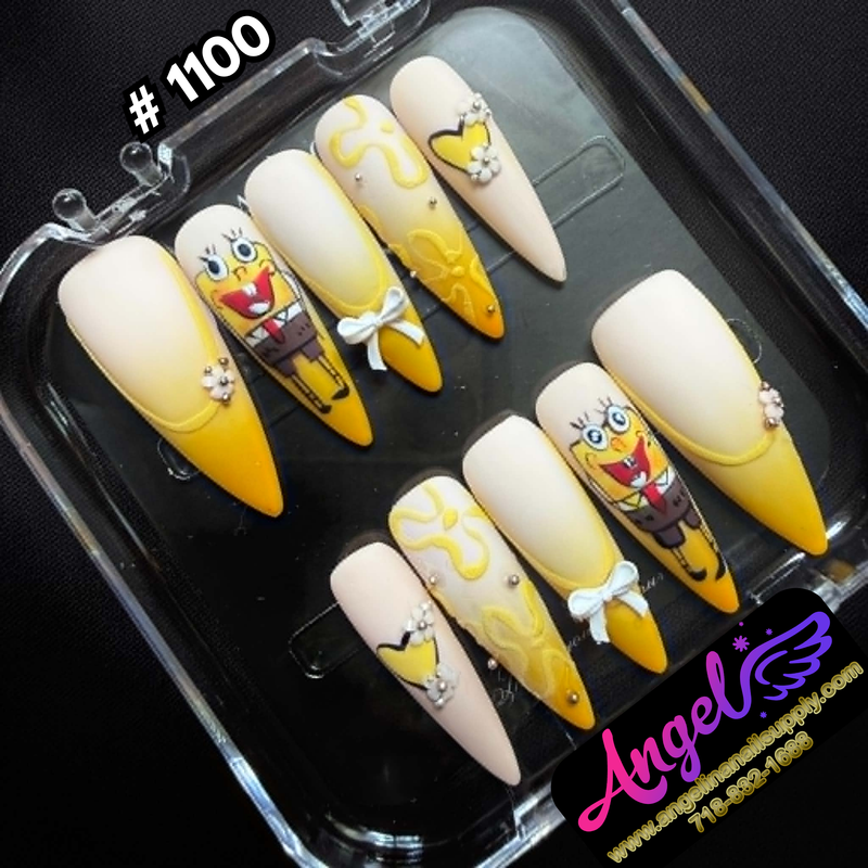 Angelina Handmade Custom Press-On #1100