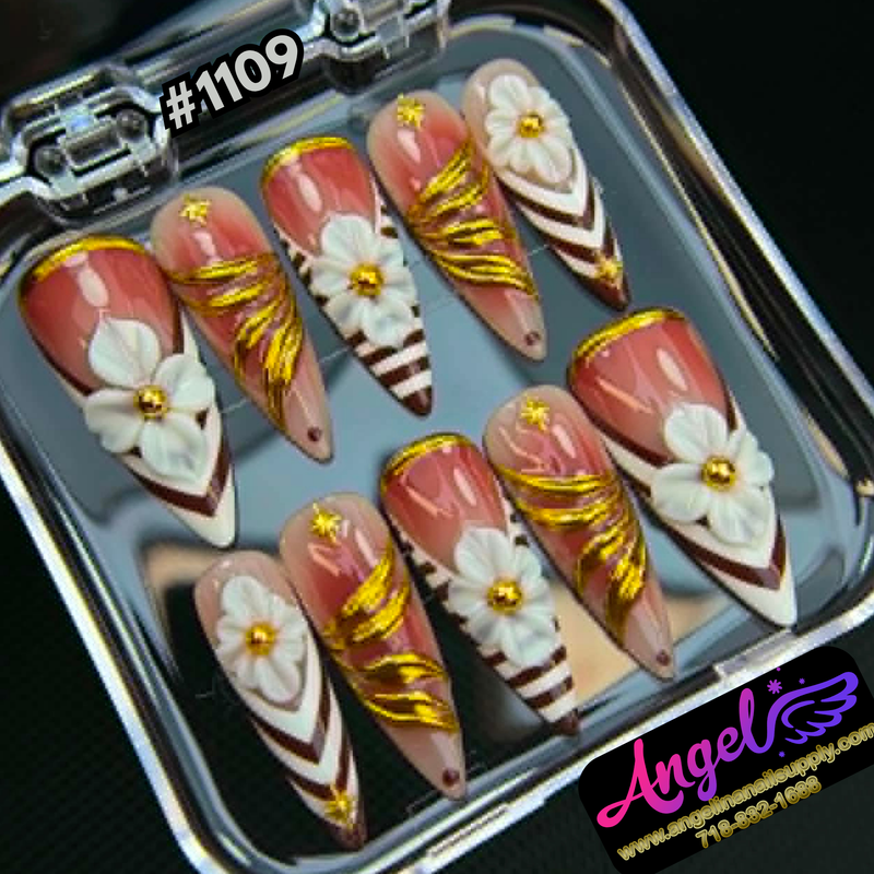 Angelina Handmade Custom Press-On #1109