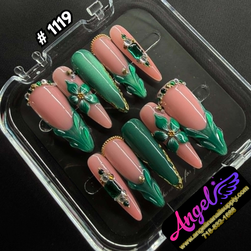 Angelina Handmade Custom Press-On #1119
