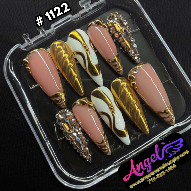 Angelina Handmade Custom Press-On #1122
