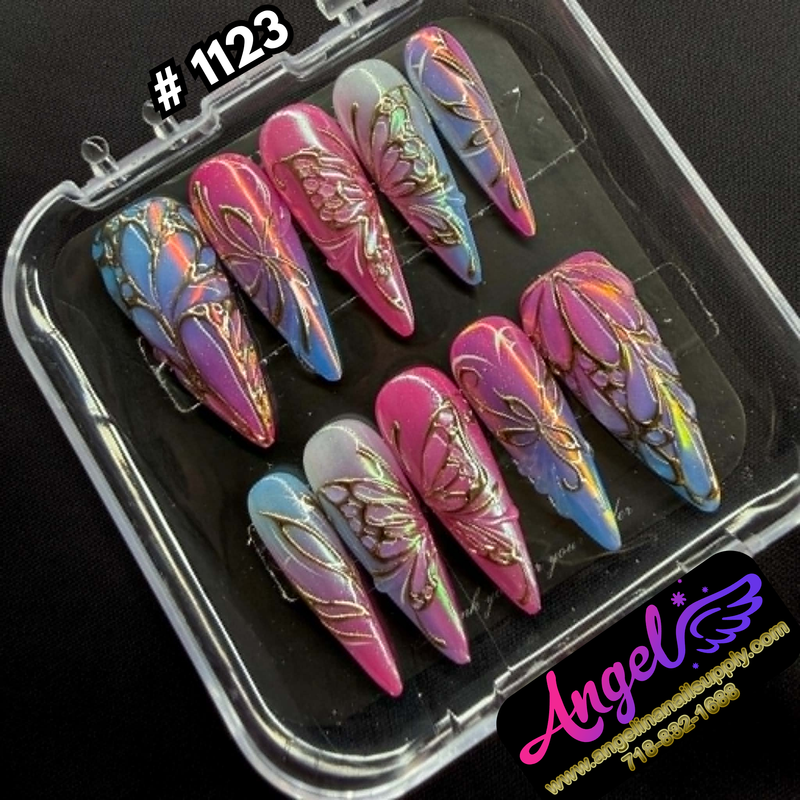Angelina Handmade Custom Press-On #1123