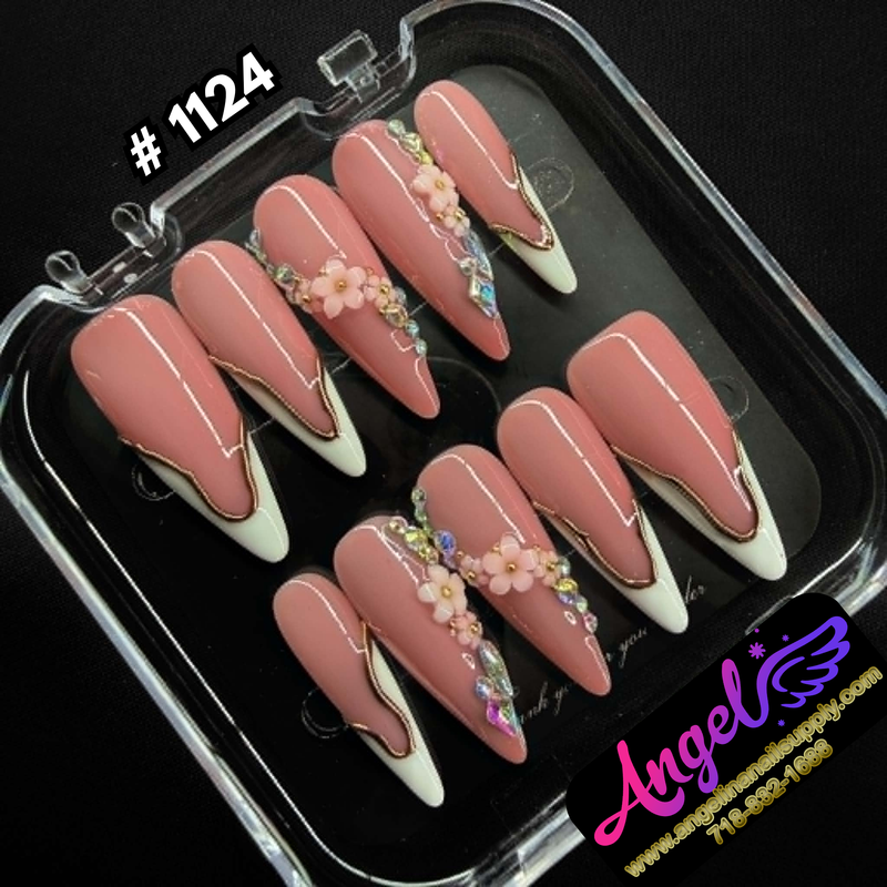 Angelina Handmade Custom Press-On #1124