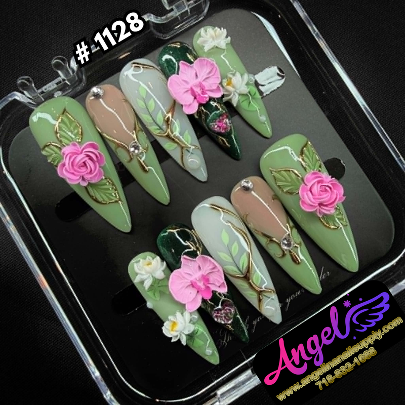 Angelina Handmade Custom Press-On #1128