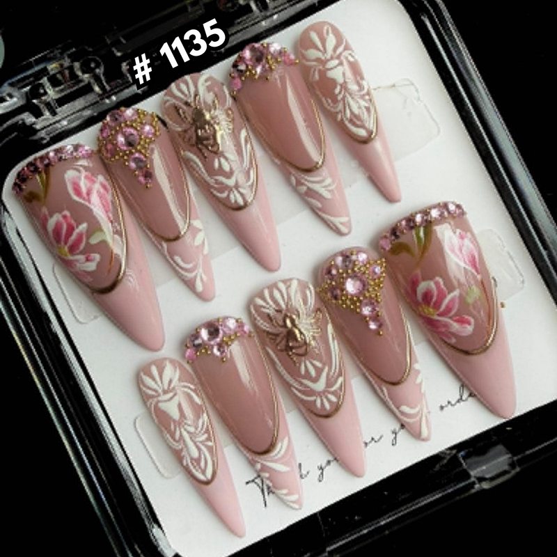 Angelina Handmade Custom Press-On #1135