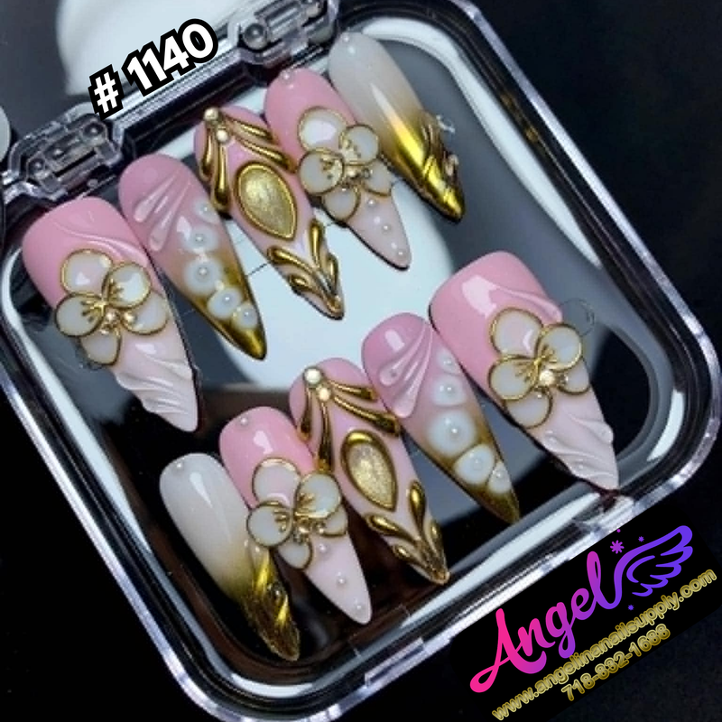 Angelina Handmade Custom Press-On #1140