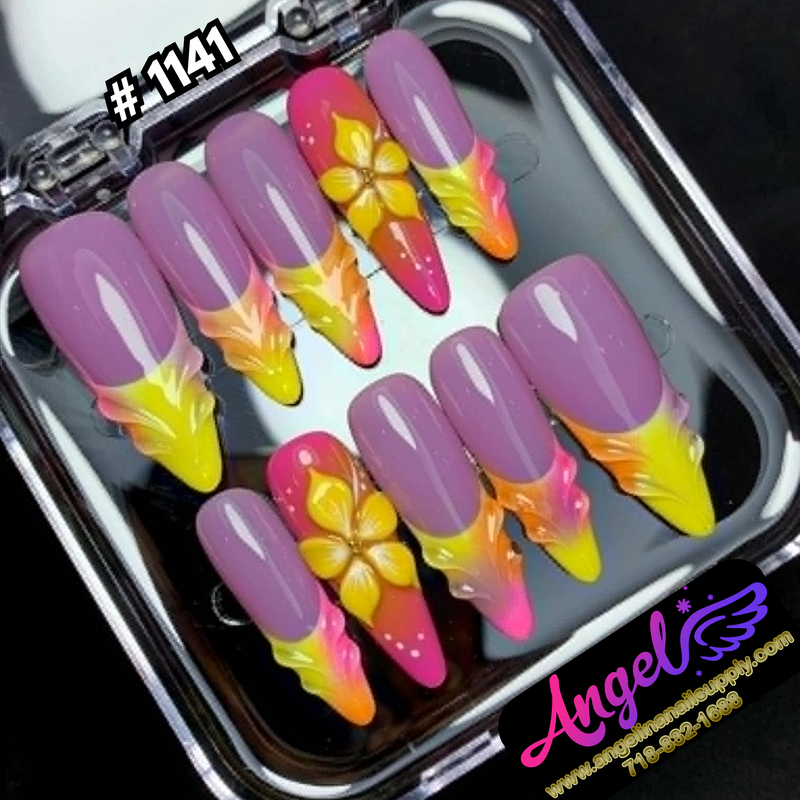 Angelina Handmade Custom Press-On #1141