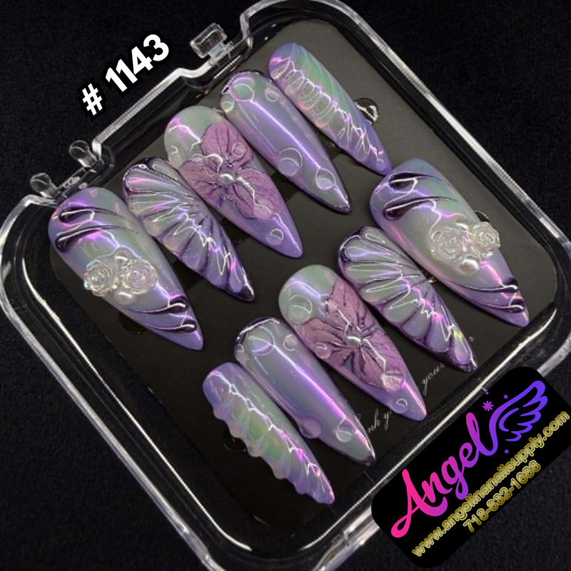 Angelina Handmade Custom Press-On #1143