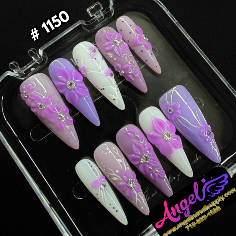 Angelina Handmade Custom Press-On #1150