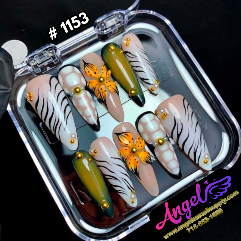 Angelina Handmade Custom Press-On #1153