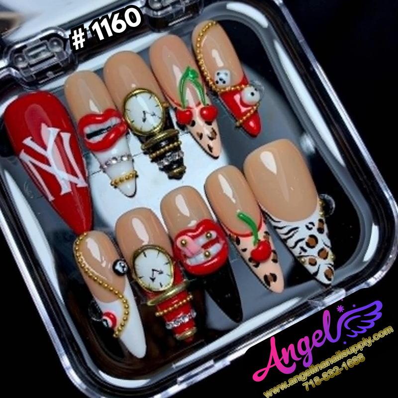 Angelina Handmade Custom Press-On #1160