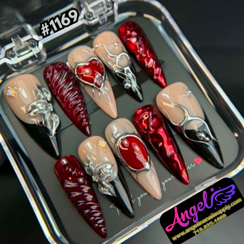 Angelina Handmade Custom Press-On #1169