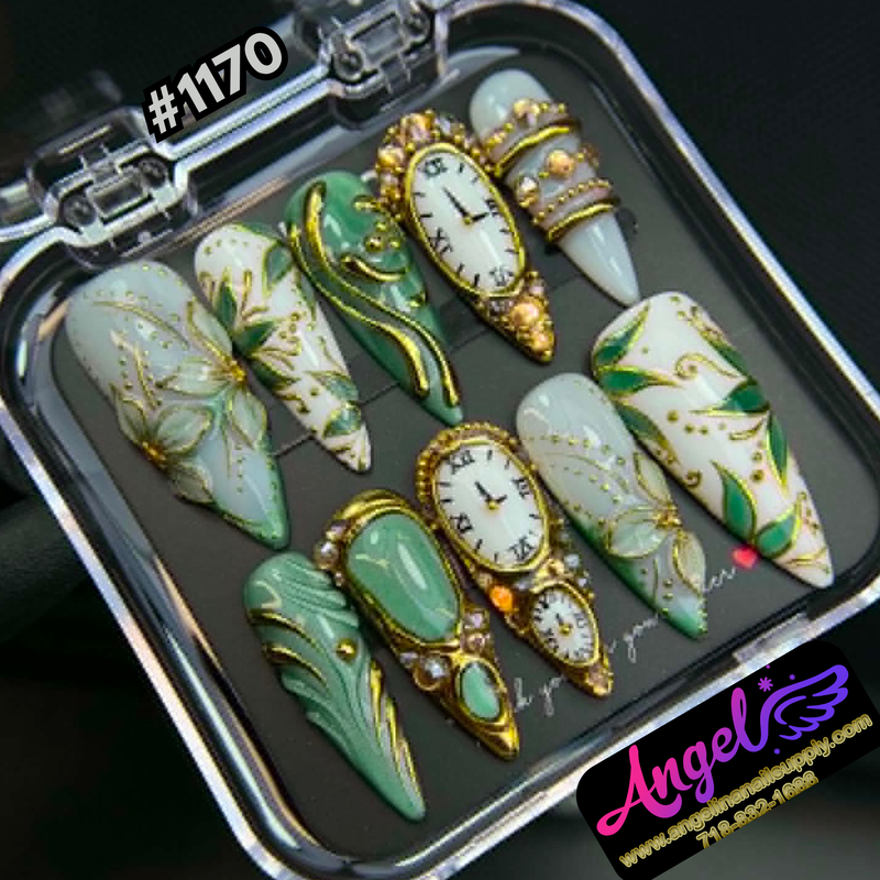 Angelina Handmade Custom Press-On #1170