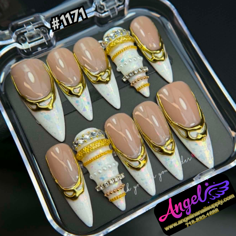 Angelina Handmade Custom Press-On #1171