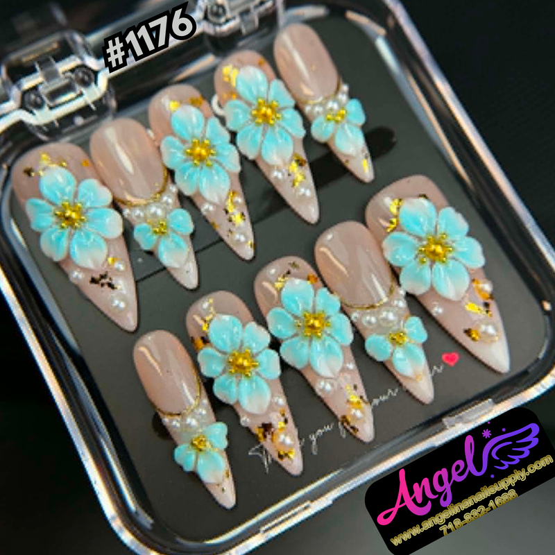 Angelina Handmade Custom Press-On #1176