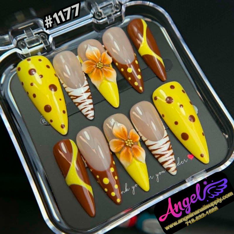 Angelina Handmade Custom Press-On #1177