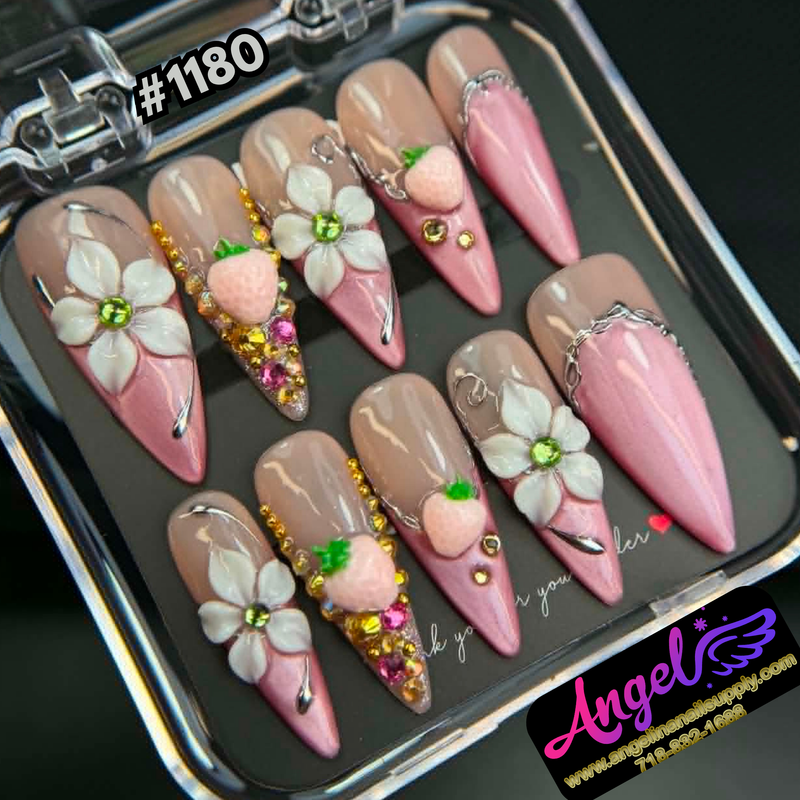 Angelina Handmade Custom Press-On #1180