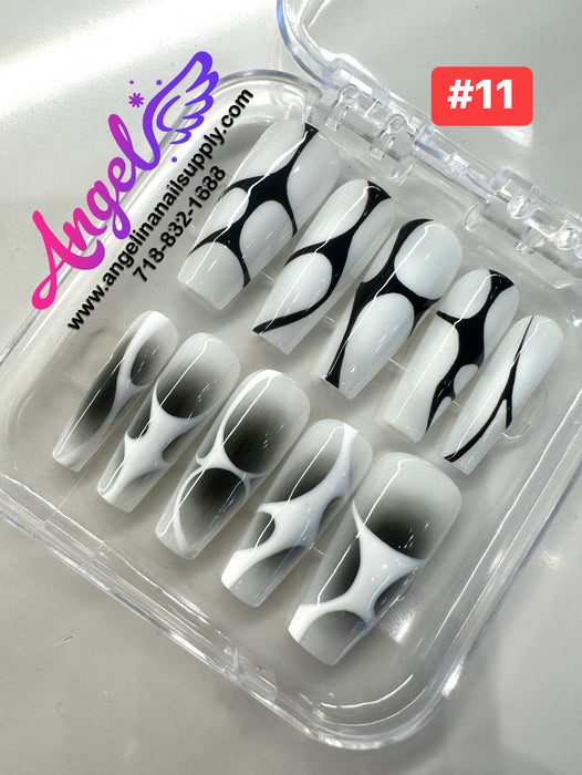 Angelina Handmade Custom Press-On | #001-#029