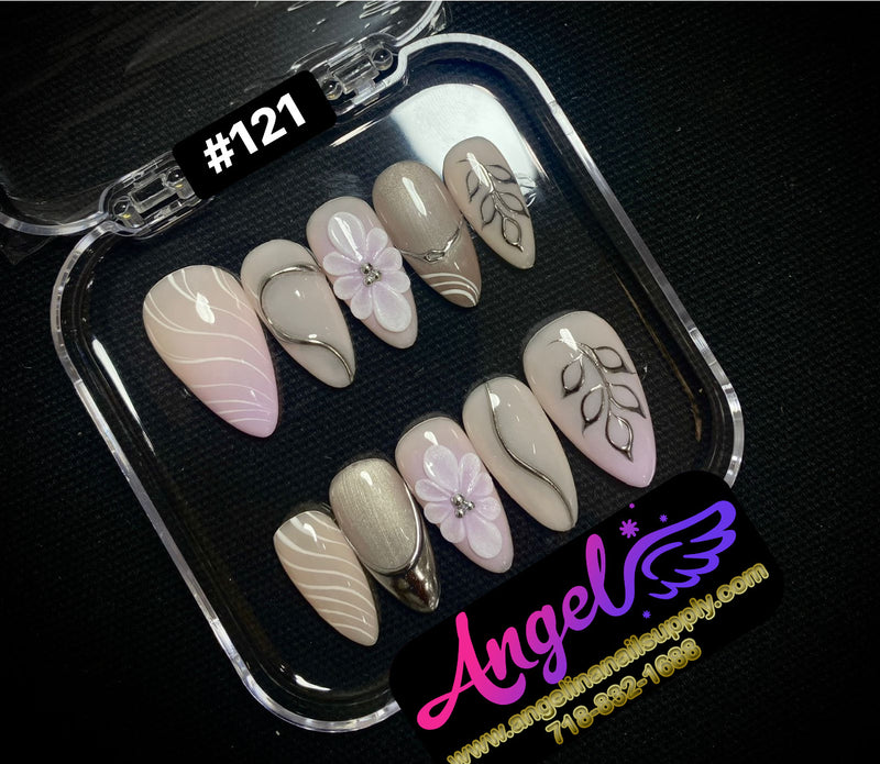 Angelina Handmade Custom Press-On | #120-#149