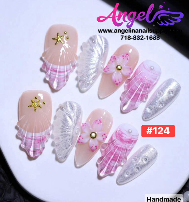 Angelina Handmade Custom Press-On | #120-#149