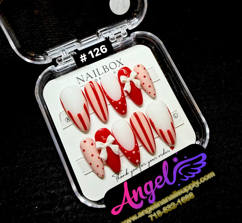 Angelina Handmade Custom Press-On | #120-#149