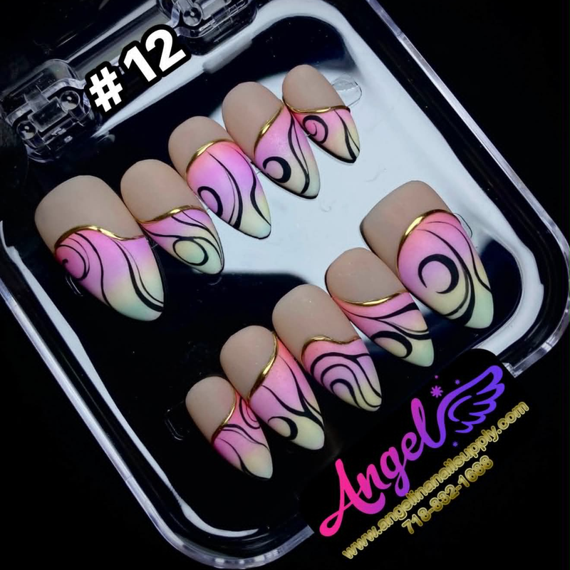 Angelina Handmade Custom Press-On #0001-#0029