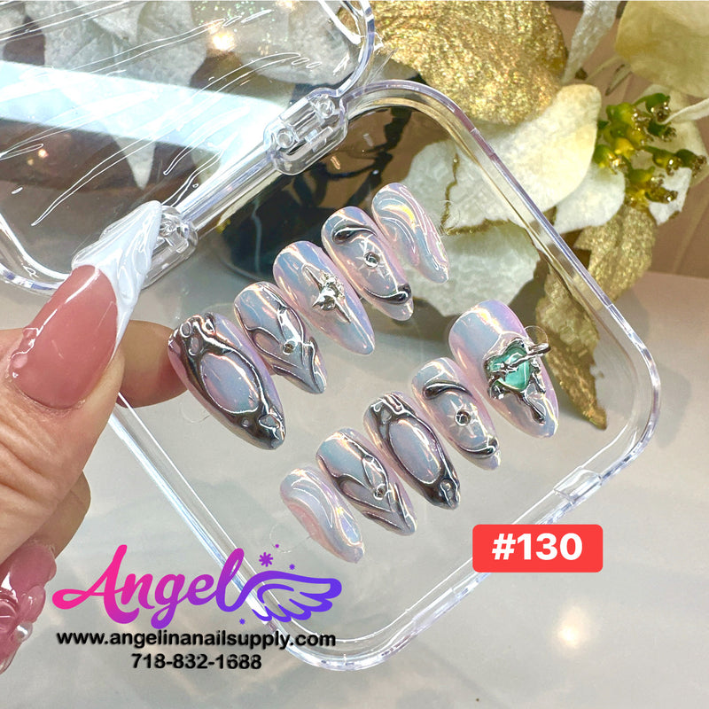 Angelina Handmade Custom Press-On | #120-#149