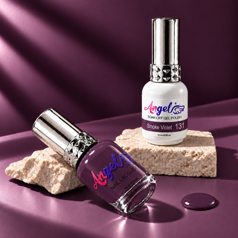 Angel Gel Duo G131 MÀU TÍM KHÓI