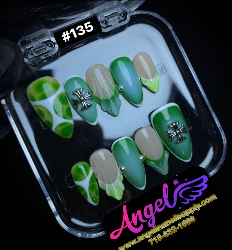 Angelina Handmade Custom Press-On | #120-#149