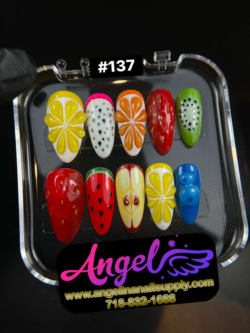 Angelina Handmade Custom Press-On | #120-#149