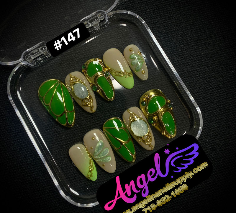 Angelina Handmade Custom Press-On | #120-#149