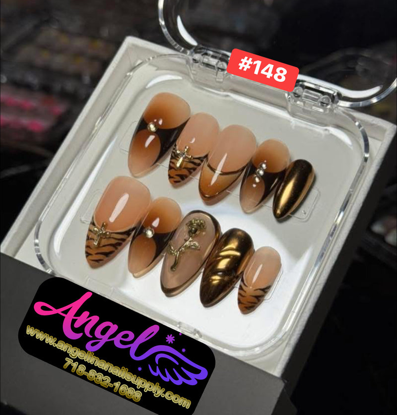 Angelina Handmade Custom Press-On | #120-#149