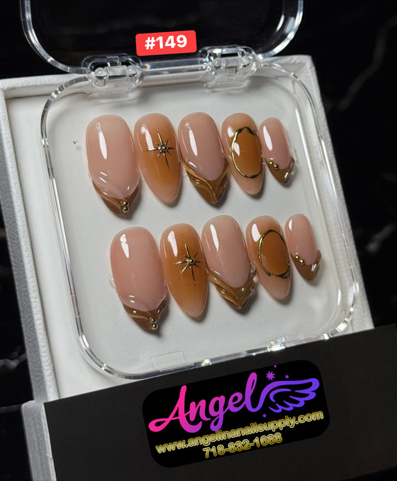 Angelina Handmade Custom Press-On | #120-#149