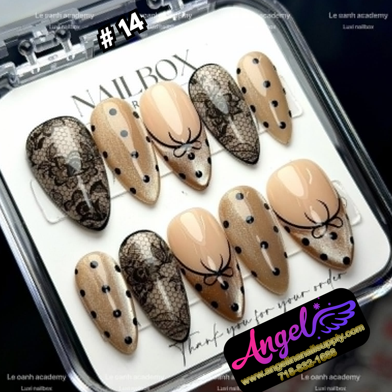 Angelina Handmade Custom Press-On #0001-#0029