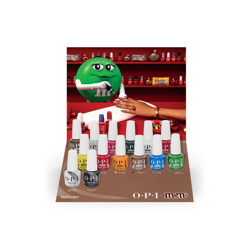 OPI Gel Color - Sweeten Your Mani Collection 12 Colors & 1 Base Gel 1 Top Gel | Holiday 2026