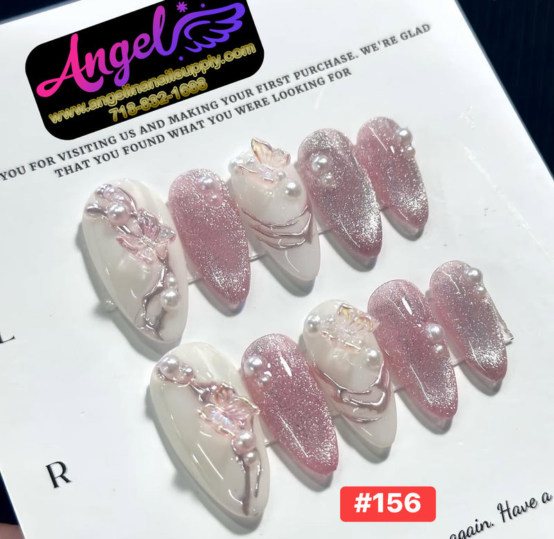 Angelina Handmade Custom Press-On | #150-#179