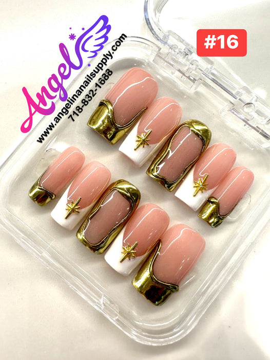 Angelina Handmade Custom Press-On | #001-#029