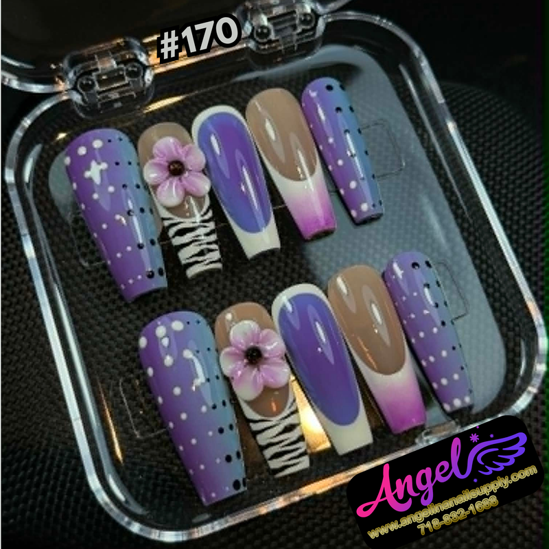 Angelina Handmade Custom Press-On #0150-#0179