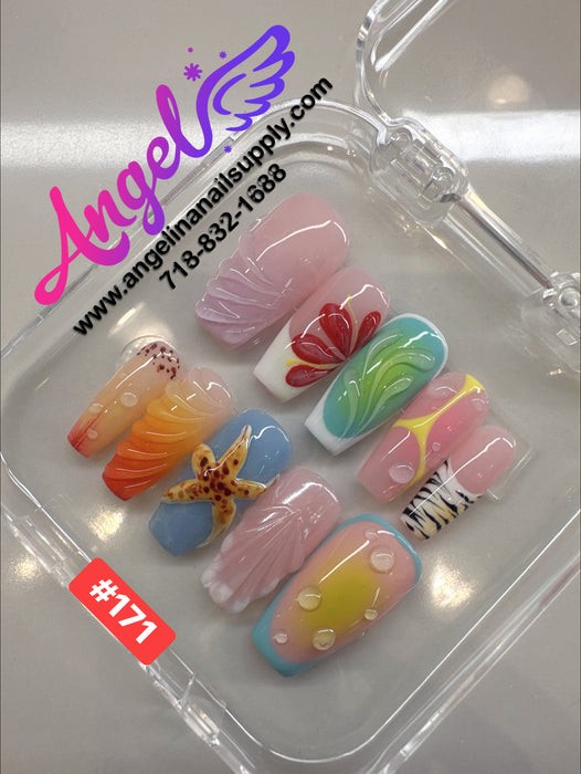 Angelina Handmade Custom Press-On | #150-#179