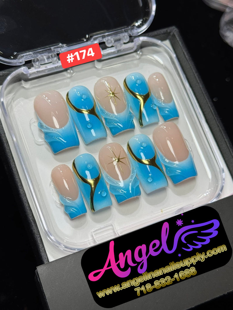 Angelina Handmade Custom Press-On | #150-#179